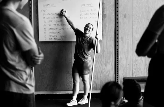 CrossFit class workout at CrossFit Revelstoke